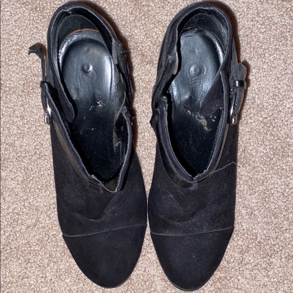 Carlos Santana black booties